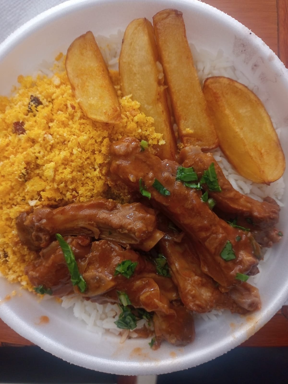 Feijão preto com Costelinha